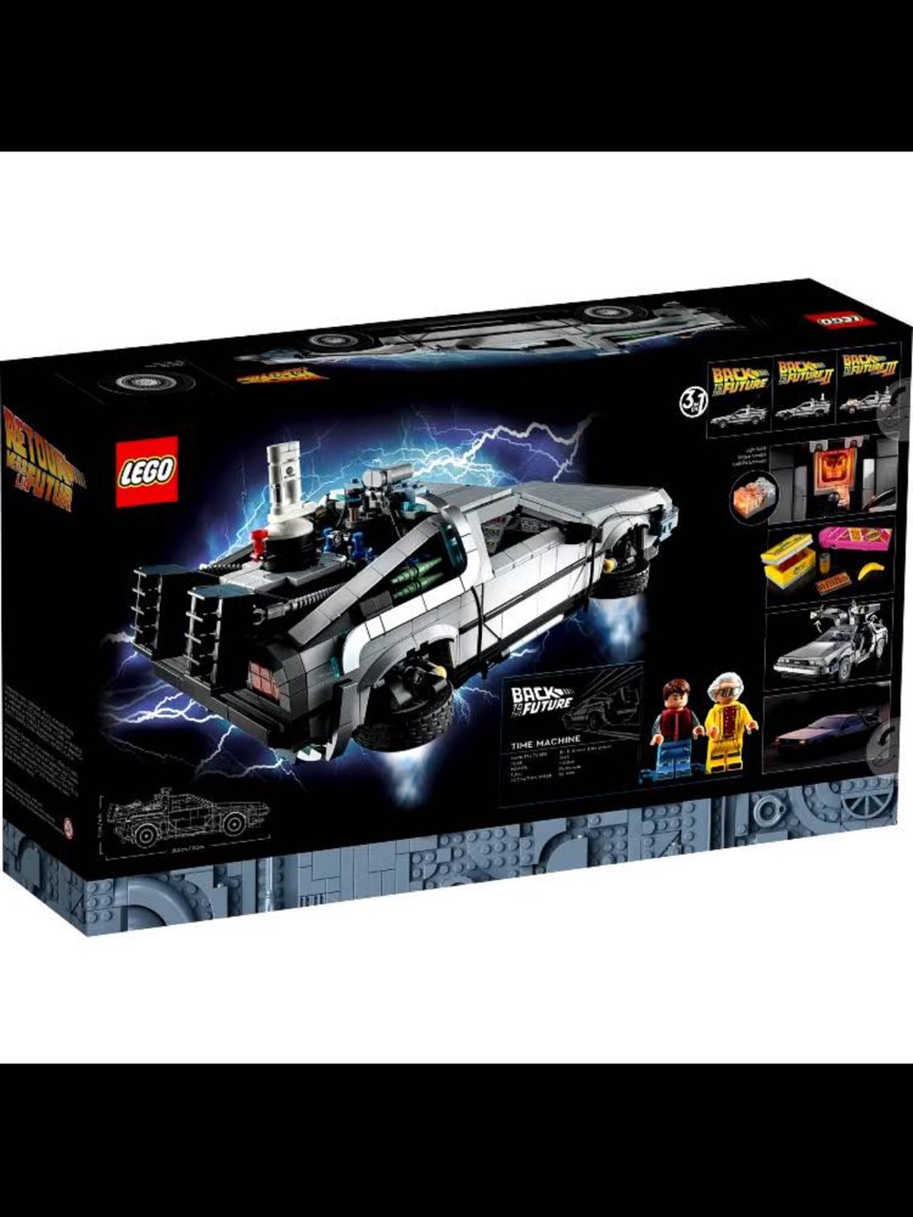 LEGO Back to the Future DeLorean Time Machine Model